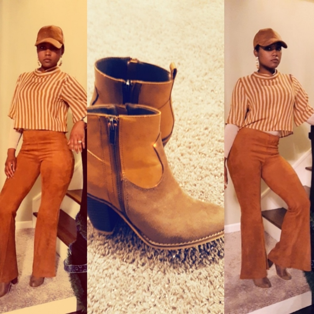 Brown ankle boots - Picture 3 of 3